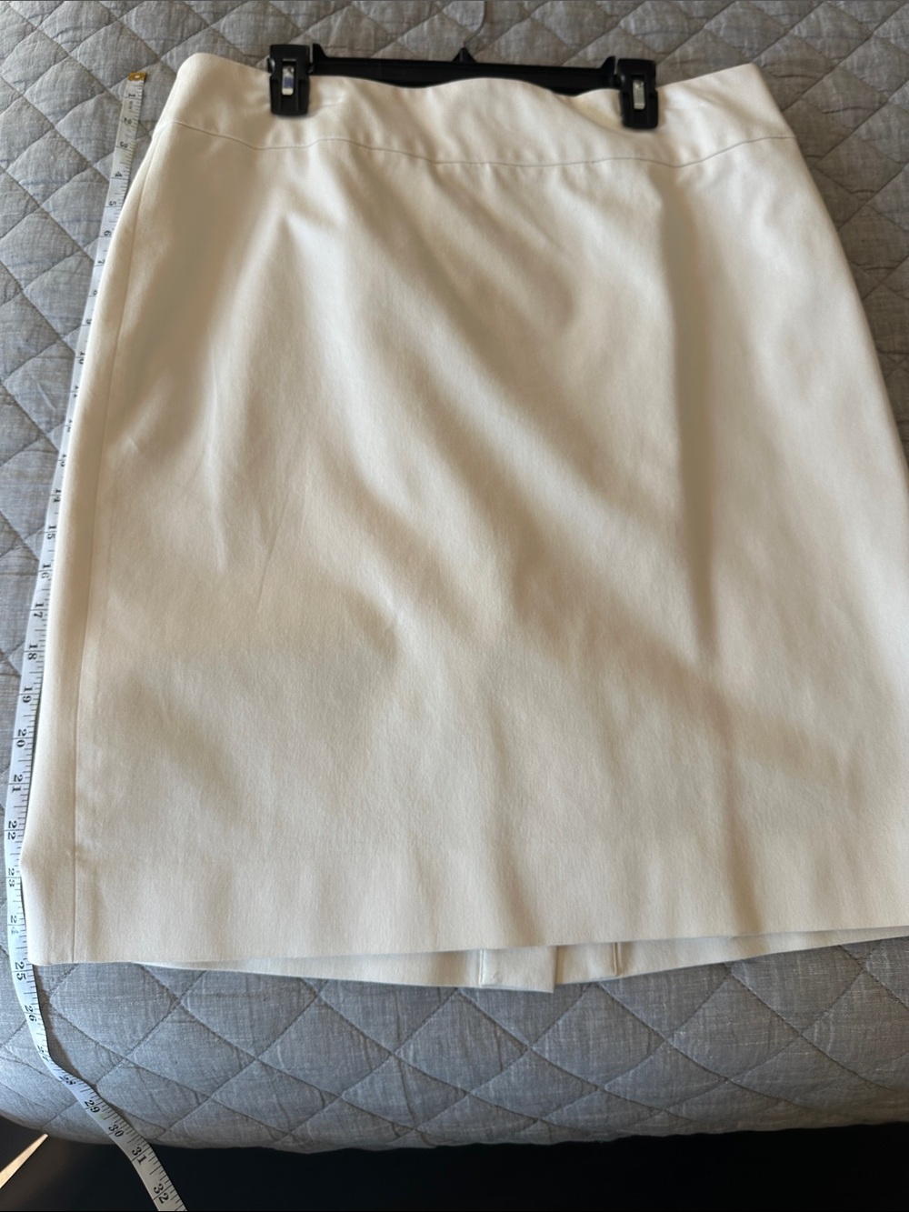 J. Crew Cream Pencil Skirt